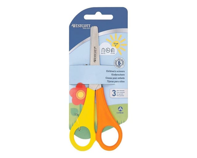 Bastelschere Kids 130mm Stahl gelb/orange Kids 130mm Stahl gelb/orange