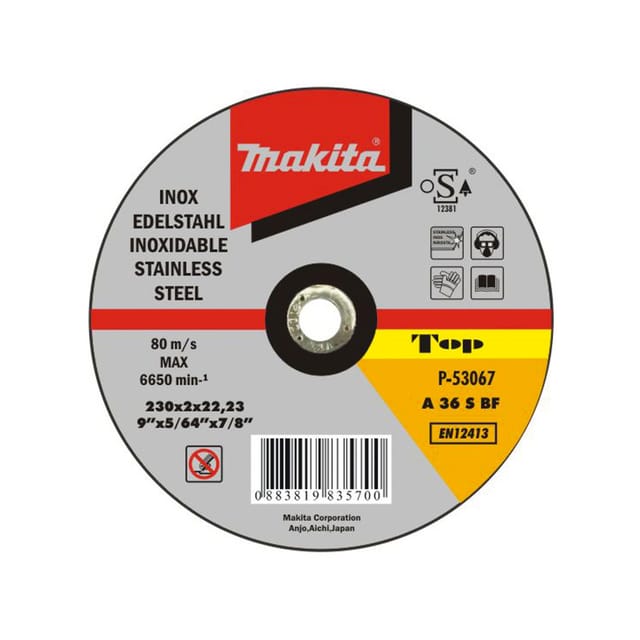 P-53067 Extra dünne Edelstahl-Trennscheibe 230mm - Makita