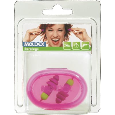 Wiederverwendbare Gehörschutzstöpsel Rockets Cord, ein Paar im PocketPak/Blister snr 30 dB - Moldex