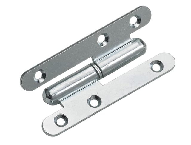 Linkes Scharnier Stahl für Hettich Fenster, L.95x45mm HETTICH