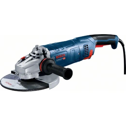 Bosch Professional GWS 24-180 JZ - Winkelschleifer (2400 W, Ø 180 mm, 8500 U/min, Soft Start, Cyclon, im Karton)