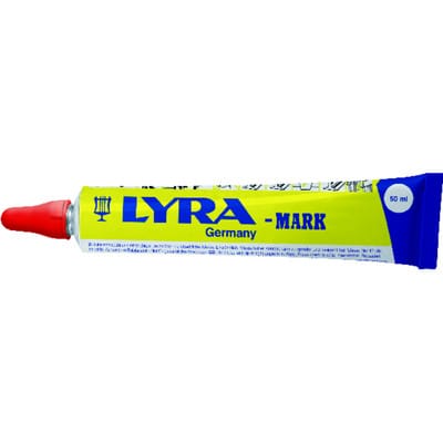 Lyra 115 Signierpaste in Tube mit Schreibkugel Markierpaste gelb Inhalt 50 ml