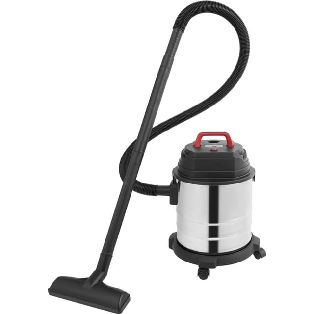19-Liter-Staub- und Wassersauger aus Edelstahl, 1.500-W-Standstaubsauger, 30.000 U/min, 18 kPa