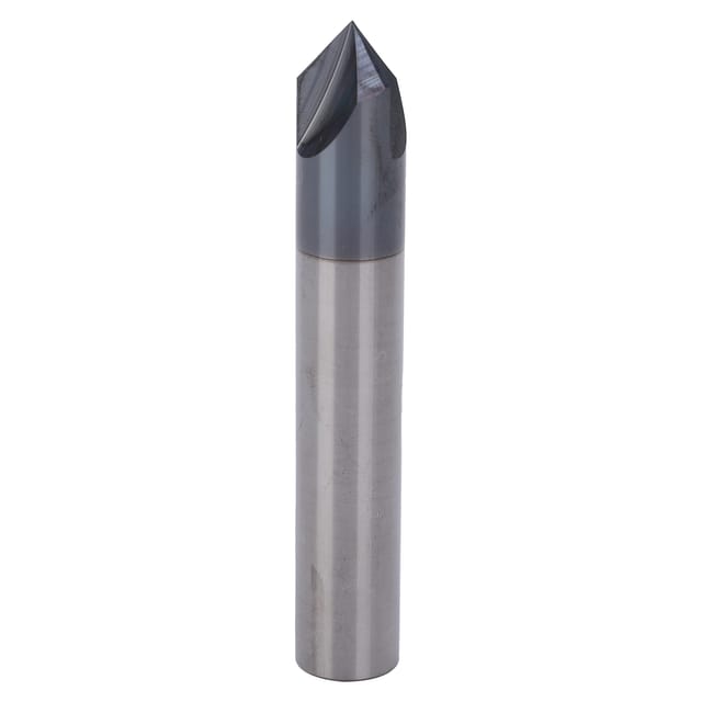 3-schneidige Anfasfräser aus Wolframstahl, 90° - D6 x 90° x 50L