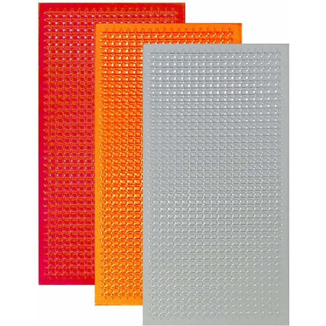3-teiliges Scheinwerfer-Reparaturset, rot-gelbes PVC