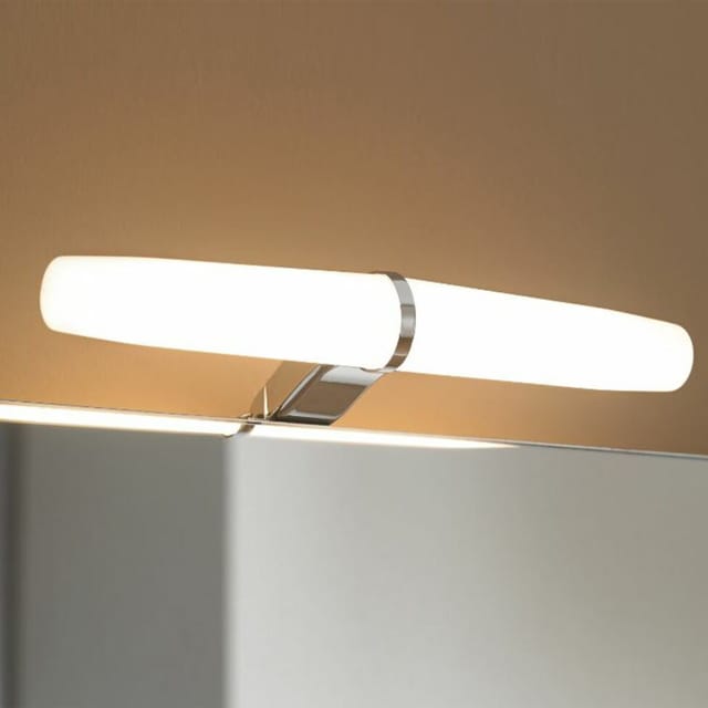 Focco LED-Spiegelleuchte 23x4,1 cm 4000 K weiß, 6 W, IP44, Chrom (EVA2LED)