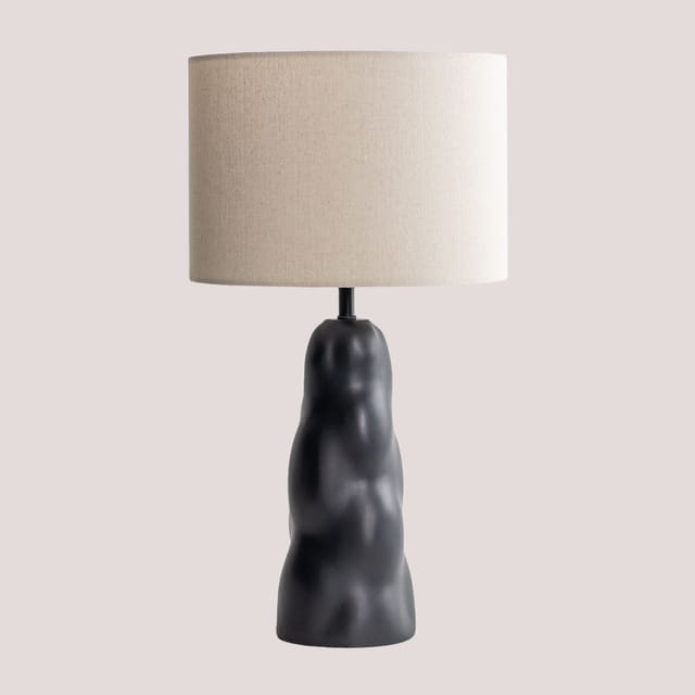 Tischlampe Godeliv Schwarz - Sklum
