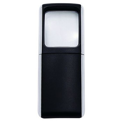 Wedo - Lupe ® 3-fach 4,7 x 11,8 x 1,4 cm (b x h x t) Kunststoff schwarz