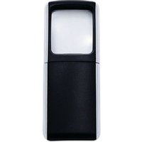 Wedo - Lupe ® 3-fach 4,7 x 11,8 x 1,4 cm (b x h x t) Kunststoff schwarz Bild 2