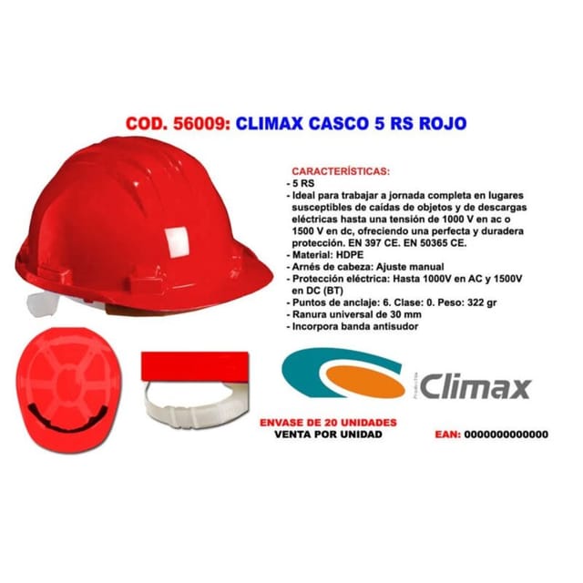 Helm 5 rs Rot Ref. 2451005104000 - Climax