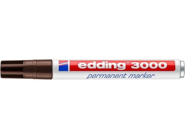 FP - Permanentmarker 3000 1,5-3mm dunkelbraun 3000 1,5-3mm dunkelbraun