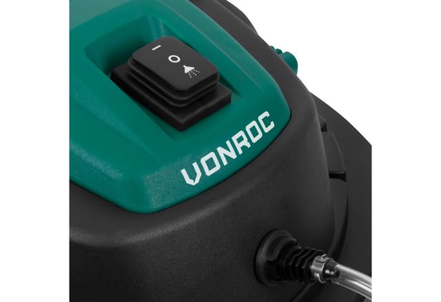 VONROC Teppichreiniger 1400W – Staubsauger – Zum Nass- und Trockensaugen – Inkl. Reinigungsmittel, Staubbeutel & verschiedene Düsen