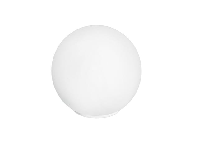 Led Tischleuchte Mini Kugel - Glaskugel Weiß satiniert ø 15cm
