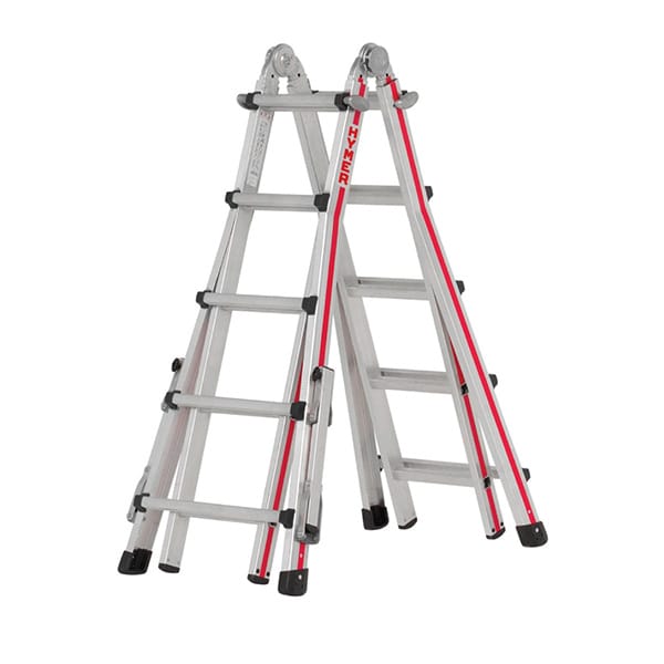 Teleskopleiter 4x5 Stäbe - maximale Arbeitshöhe 4.10m - 814220