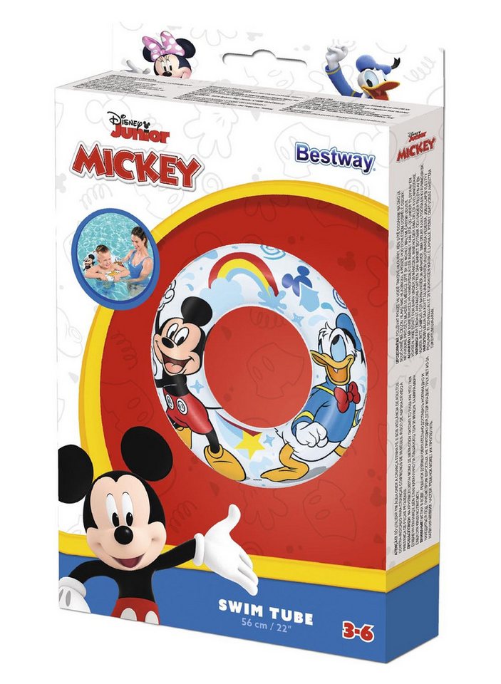 Mickey- und Donald-Schwimmring, Durchmesser 56 cm, Bestway 91004