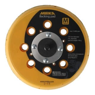 No Brand - Net-Teller Ø125 mm Klettverschluss mirka 28 Löcher medium - 8292502011