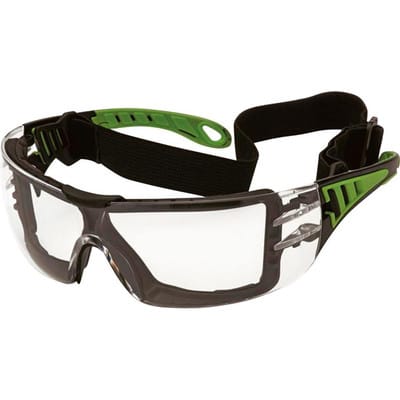 Bügel-Schutzbrille klar herausnehmbare Schaum-Gesichtsauflage - Format