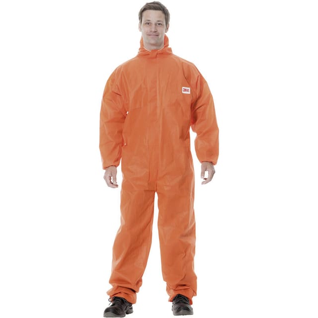 3M 4515OM Schutzanzug Typ 5/6 4515 Kleider-Größe: M Orange