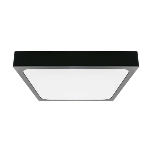 30W quadratische LED-Deckenleuchte, Schwarz, Kaltweiß, IP44 - V-tac