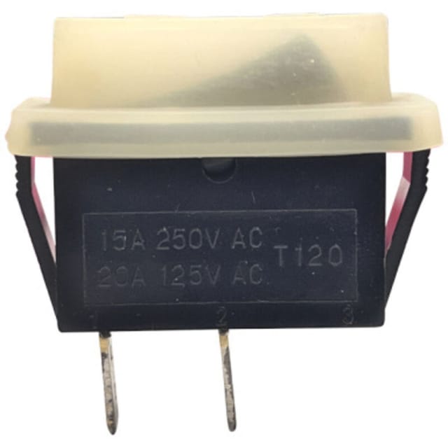 Wippschalter 250V 20A 2Pin Schalter mit Abdeckung