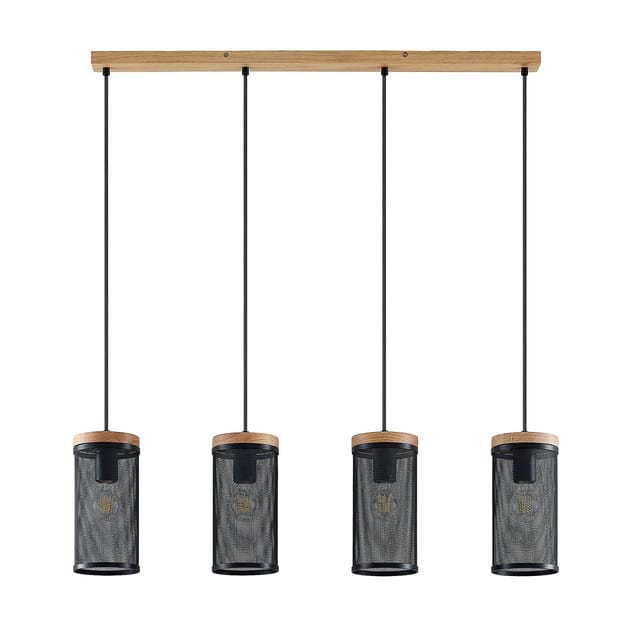 Neuwertig] Lindby Kiriya Hängeleuchte Deckenlampe Pendelleuchte Deko Deckenlampe E27 4 Flg B-Ware