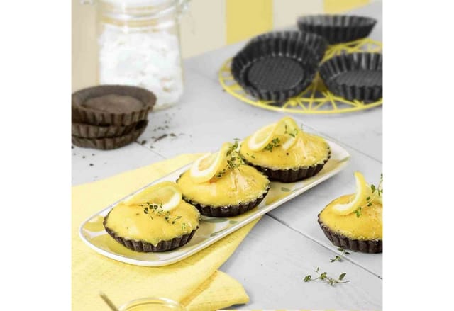 Tortelett Patisserie Ø10cm schwarz Set 6teilig