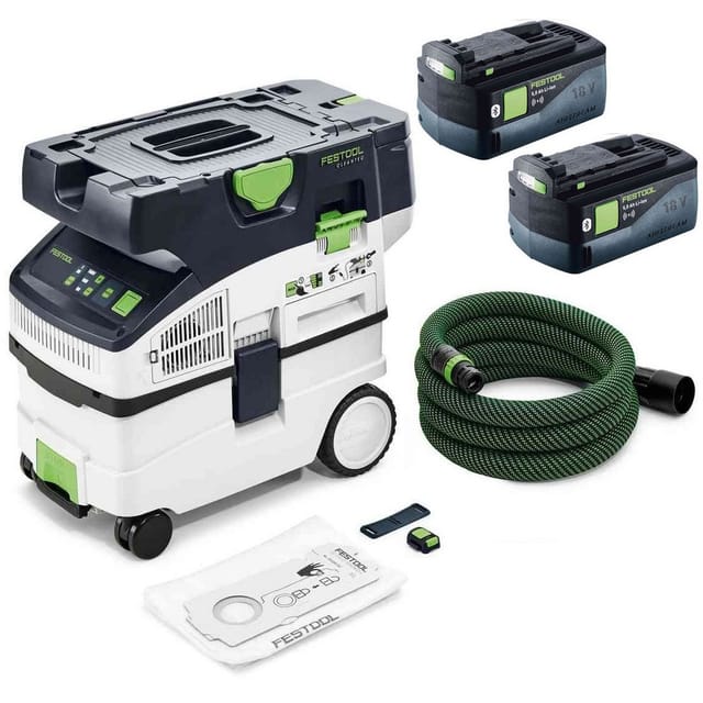 Akku Absaugmobil cleantec ctlc midi I-Basic 577066 Sauger 36V + Akkupack - Festool
