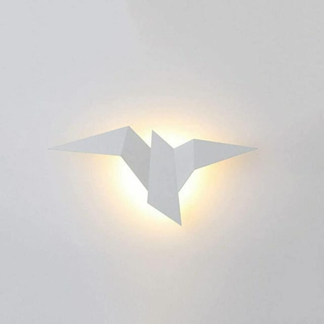 Lablanc-2w Led-wandleuchte, Moderne Innenwandleuchte, Vogelförmige Geometrische Wandleuchte, Waschlicht Für Wohnzimmer, Schlafzimmer, Nachttisch, Korridor, Warmweiß