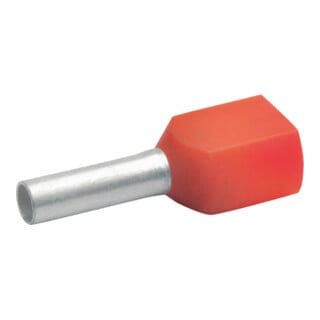 Klauke Zwillings-Aderendhülse 2x1qmm rt isol. 871/10 100 Stk