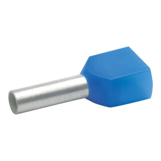 Klauke Zwillings-Aderendhülse 2x2,5qmm bl isol. 873/13 100 Stk