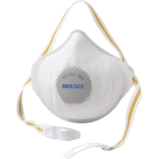 Moldex - 3408 340801 Feinstaubmaske mit Ventil FFP3 d 1 St. en 149:2001 din 149:2001