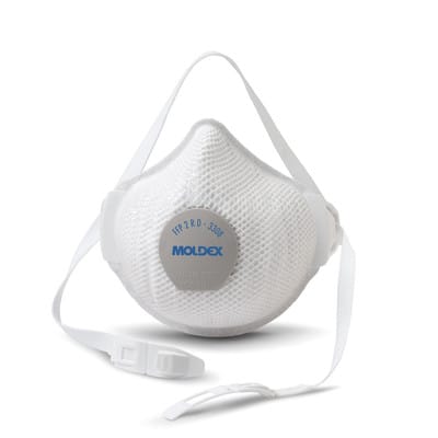 Atemschutzmaske 3308 - FFP2 r d mit Dichtlippe und Klimaventil - Air Plus ProValve 5 Stk - Moldex