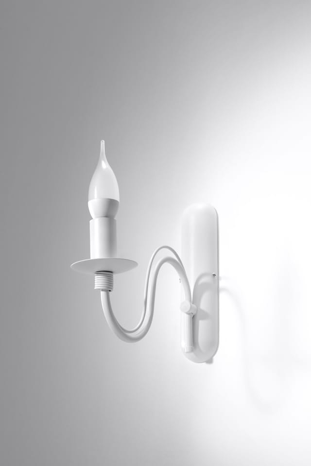 Wandlampe Metall Rustikal E14 H: 25 cm Wandleuchte Wandleuchter