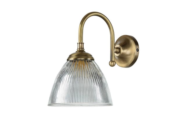 Wandlampe E14 Bronze Messing massiv Klassisch Wandleuchte