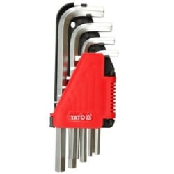 Inbusschlüsselsatz 10 Stück 2,0-12 Mm Cr-V - Yt-0508