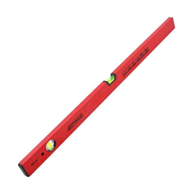 Awtools poziomnica malowana czerwona 80cm