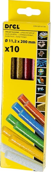 KLEBEPAD 11,2x200mm MIX-GLITTER/CONDOR /10Stk.