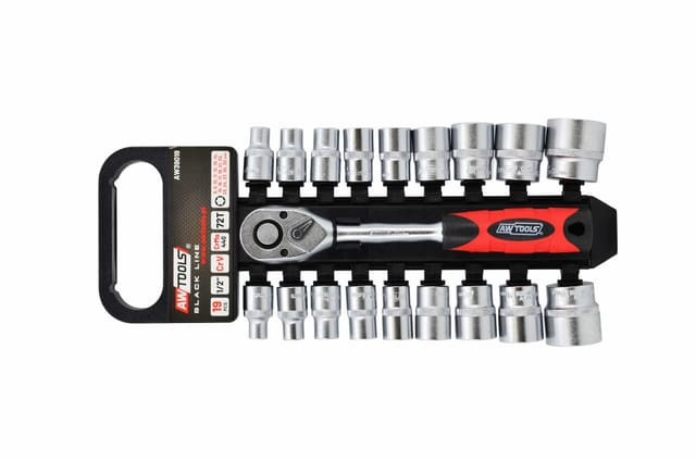 Awtools zestaw kluczy 1/2" 19el