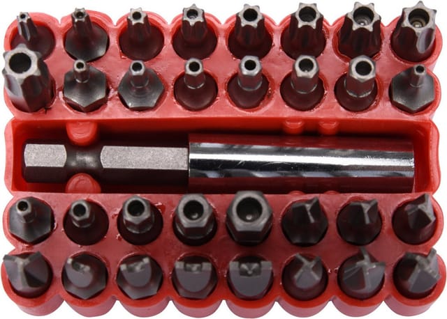 Toya - Schraubendreherbits, Sonderprofile, 33-tlg. Set 66330 vorel