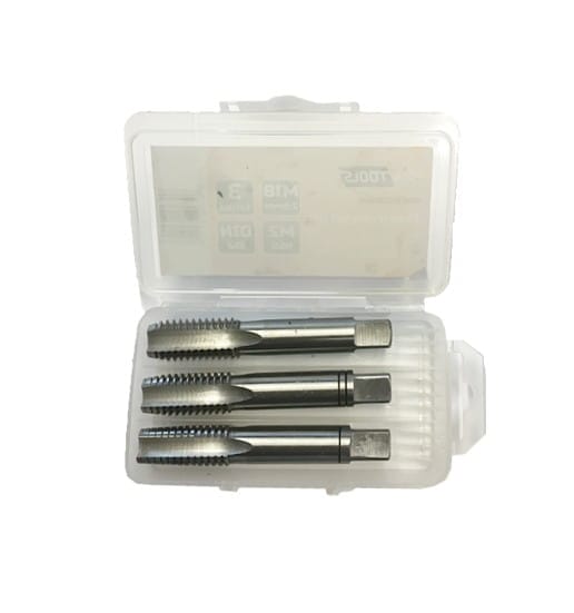 AWTOOLS GEWINDE M2 HSS M18x2,50 Set 3-tlg. BLACKLINE