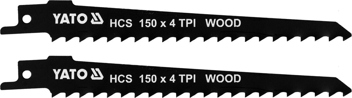 HCS150MM 4TPI holzsägeblätter 2 stück YT-33921 Yato
