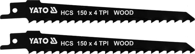 HCS150MM 4TPI holzsägeblätter 2 stück YT-33921 Yato