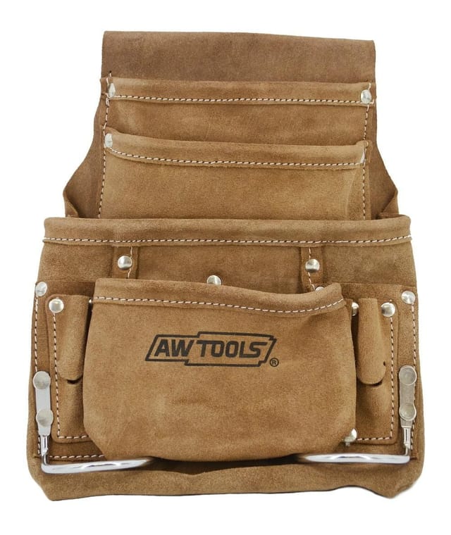 Awtools 10-Fach-Werkzeugtasche Aus Leder