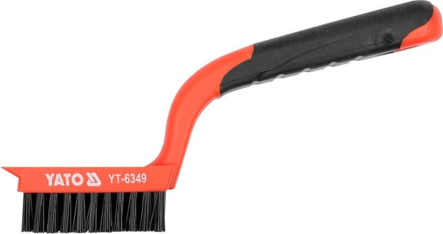 Nylonbürste, 5-reihig, Kunststoffgriff YT-6349 Yato
