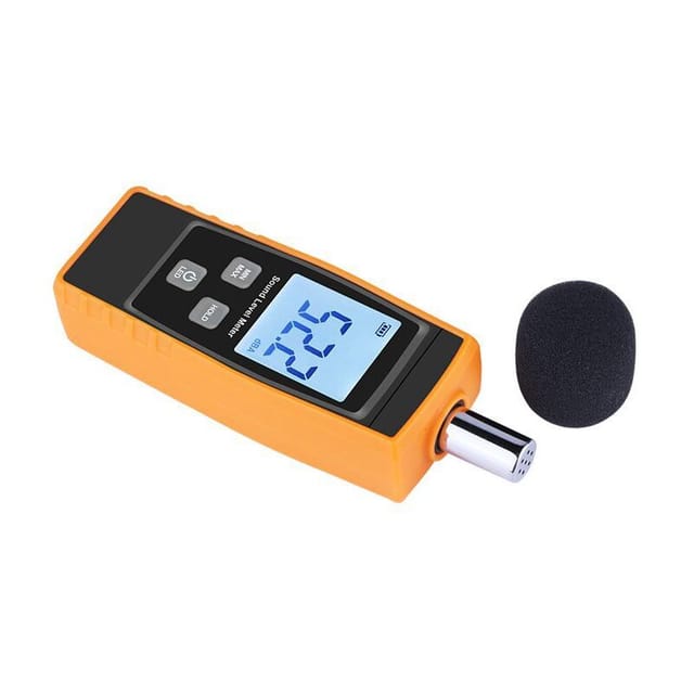 Aougo - Schallpegelmesser Schallpegelmesser Digitaler Schallpegelmesser Audio-Geräuschpegelmesser 30-130 dB Dezibel Mini-Schallpegelmesser