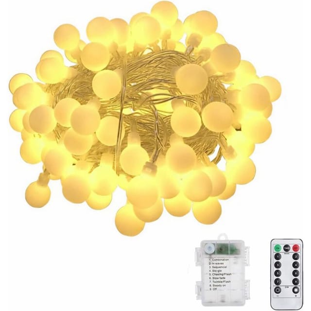Lichtergirlande, Weihnachtslicht, LED-Weihnachtslichterkette, Girlande, IP42, wasserdicht, Lichtergirlande, 8 Modi, Innen-/Außendekoration für