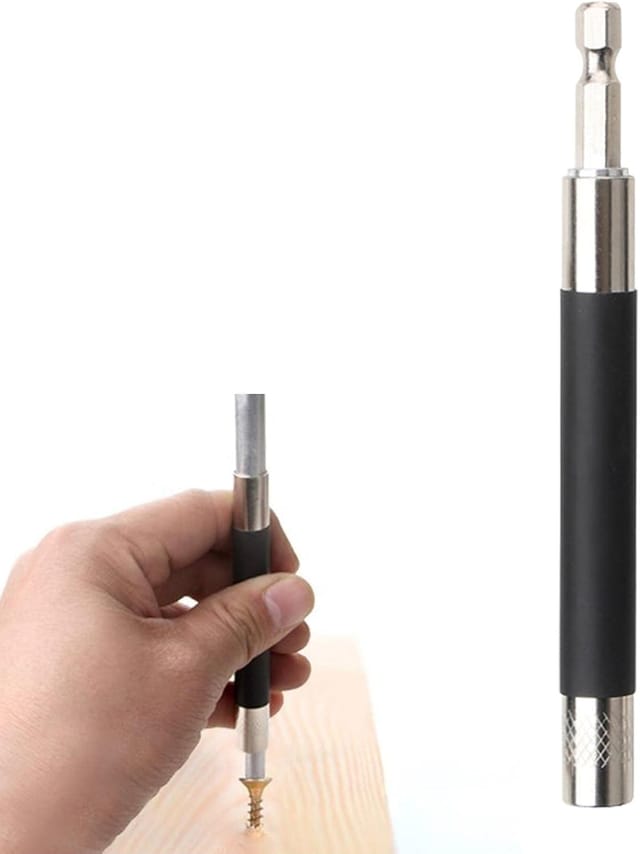 Verlängerter Innensechskant-Schraubendreher-Bit, Magnet-Bit, Schlagschrauber-Bit-Kit, magnetischer Adapter für Haushaltswerkzeuge, magnetische
