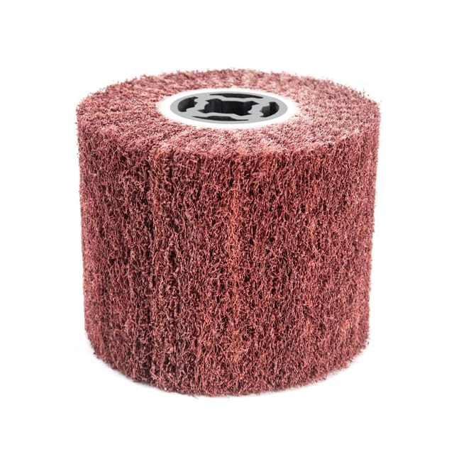 Schleifbürste Kunstfaserbürste Für Außenrenovierer, Ø120x100x19mm, Körnung 60