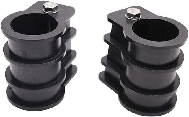 Poolleiter-Ersatzset mit Bolzen und Gummileiter mit Poolanker und runder Poolrosette,