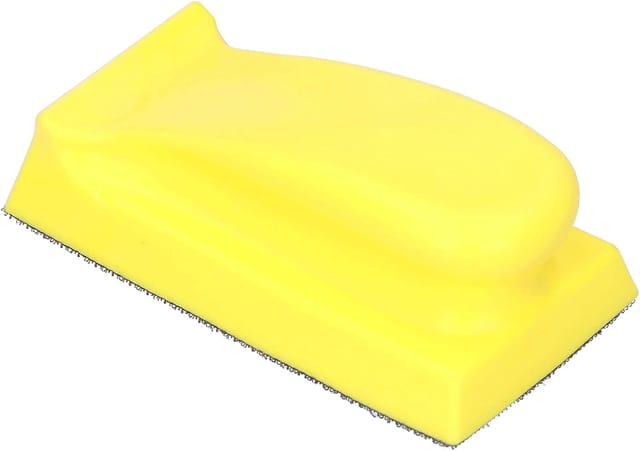 Aougo - Handschleifblock aus PU-Schaum, rechteckiges, selbstklebendes Schleifpapierpad